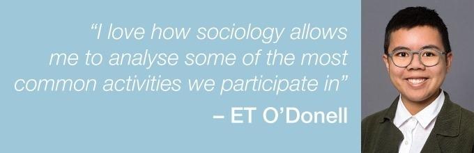 Student profile: ET O'Donell